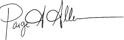 Paige Allen Signature
