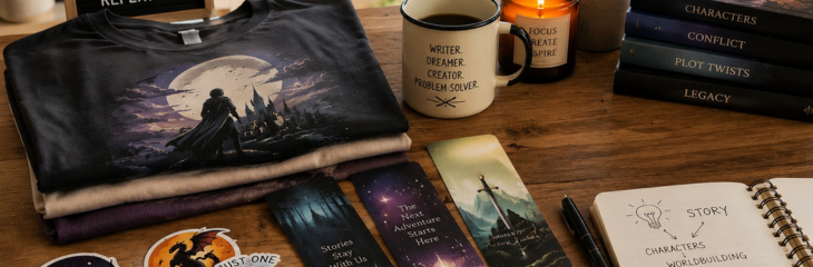 Build Your Brand by Creating Author Merchandise